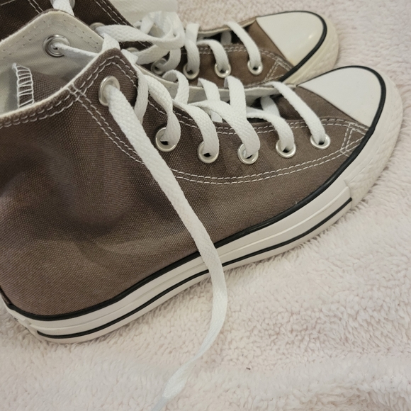 Converse Chunk Taylor All Star Hi Sneaker-Grey - Picture 2 of 12